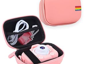 Leayjeen Kids Camera Case Compatible with Goopow/ CIMELR/ GKTZ/ Xinbeiya /ArtCWK / Gofunly and More Toys Digital Camera & Video Camera and Accessories (Case Only)
