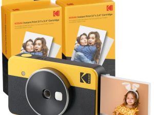 Kodak Mini Shot 2 Retro | 68-Sheet Bundle | Portable Wireless Instant Camera & Photo Printer
