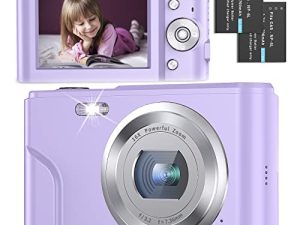 Digital Camera FHD 1080P 36MP Vlogging Camera Rechargeable Kids Camera with 16X Digital Zoom