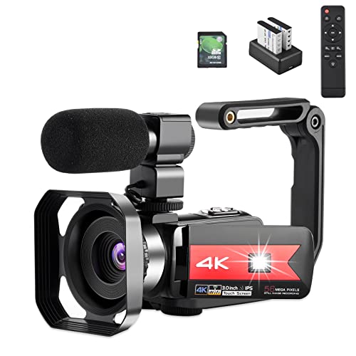OIEXI Video Camera 4K Camcorder Vlog Camera for YouTube OIEXI Video Camera 4K Camcorder Vlog Camera for YouTube