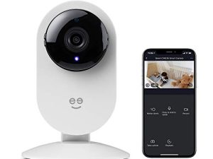 Geeni Glimpse 1080p WiFi HD Smart Camera – Indoor Home Security Camera – No Hub Required – Voice Control – Motion Detection Camera – Smart Camera Compatible