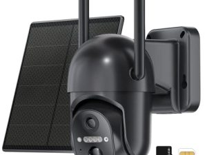 4G LTE Cellular Solar Security Camera Wireless Outdoor