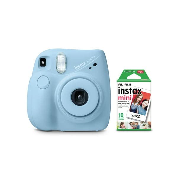 FujiFilm Instax Mini 7+ Light Blue Bundle + (10 Film Pack) FujiFilm Instax Mini 7+ Light Blue Bundle + (10 Film Pack)