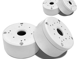 WEILAILIFE {Waterproof Camera Junction Box} Universal Bullet Security Camera Mount Bracket Hide Cable