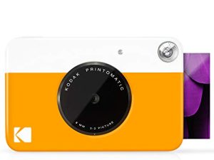 KODAK Printomatic Digital Instant Print Camera - Full Color Prints On ZINK 2x3" Sticky-Backed Photo Paper (Yellow) Print Memories Instantly