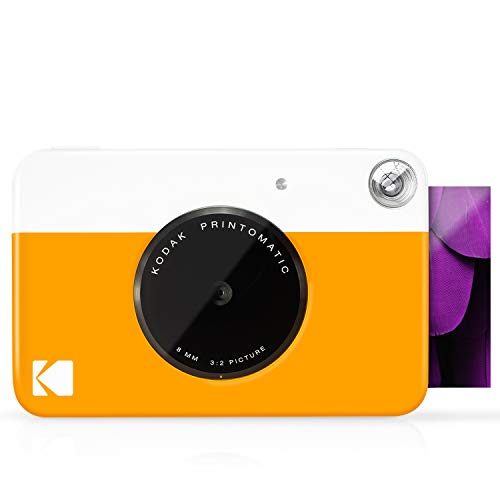 KODAK Printomatic Digital Instant Print Camera - Full Color Prints On ZINK 2x3" Sticky-Backed Photo Paper (Yellow) Print Memories Instantly KODAK Printomatic Digital Instant Print Camera - Full Color Prints On ZINK 2x3" Sticky-Backed Photo Paper (Yellow) Print Memories Instantly