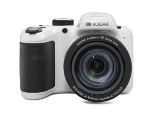 KODAK PIXPRO Astro Zoom AZ405-WH 20MP Digital Camera with 40X Optical Zoom 24mm Wide Angle 1080P Full HD Video and 3" LCD (White)