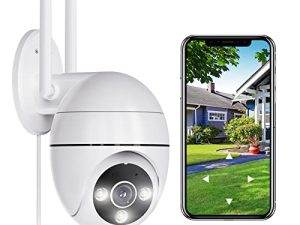 2K Security Camera Outdoor Wired with Color Night Vision