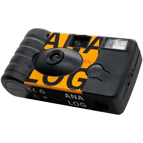 Analog Disposable Camera w/Flash + Development & Digital Uploads (Yellow) | 35mm Film Single-Use Camera Analog Disposable Camera w/Flash + Development & Digital Uploads (Yellow) | 35mm Film Single-Use Camera