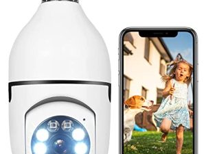 Light Socket Security Camera WiFi Outdoor