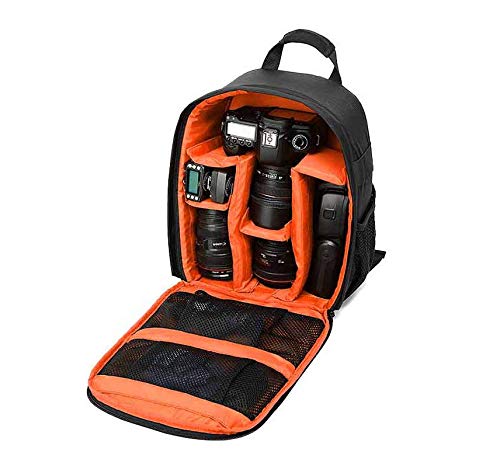 WINVIN Waterproof SLR/DSLR Camera Backpack Shoulder Bag Travel Case for Canon Nikon Sony Digital Lens (Orange) WINVIN Waterproof SLR/DSLR Camera Backpack Shoulder Bag Travel Case for Canon Nikon Sony Digital Lens (Orange)