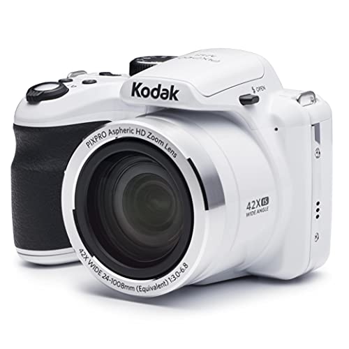 KODAK PIXPRO Astro Zoom AZ421-WH 16MP Digital Camera with 42X Optical Zoom and 3" LCD Screen (White) KODAK PIXPRO Astro Zoom AZ421-WH 16MP Digital Camera with 42X Optical Zoom and 3" LCD Screen (White)