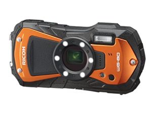Ricoh WG-80 Orange Waterproof Digital Camera Shockproof Freezeproof Crushproof