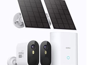 AOSU Solar Security Cameras Wireless Outdoor