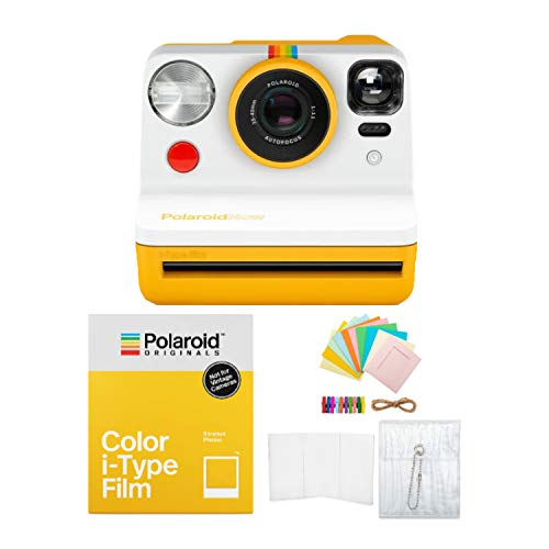 Polaroid Originals Now Viewfinder i-Type Instant Camera (Yellow) with i-Type Films and Accessory Bundle (3 Items) Polaroid Originals Now Viewfinder i-Type Instant Camera (Yellow) with i-Type Films and Accessory Bundle (3 Items)