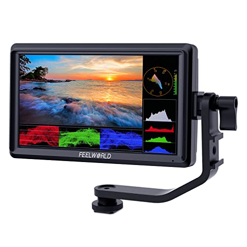 FEELWORLD FW568 V2 5.5 inch DSLR Camera Field Monitor with Waveform LUTs Video Peaking Focus Assist Small Full HD 1920x1152 IPS with 4K HDMI 8.4V DC Input Output Include Tilt Arm FEELWORLD FW568 V2 5.5 inch DSLR Camera Field Monitor with Waveform LUTs Video Peaking Focus Assist Small Full HD 1920x1152 IPS with 4K HDMI 8.4V DC Input Output Include Tilt Arm