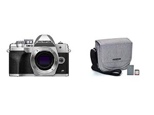 OM Digital Solutions OM-D E-M10 Mark IV Silver Camera Body with Olympus Starter Kit