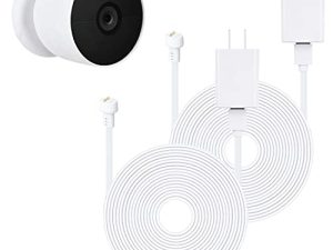 2Pack Power Cable Compatible with Google Nest Cam (Battery)