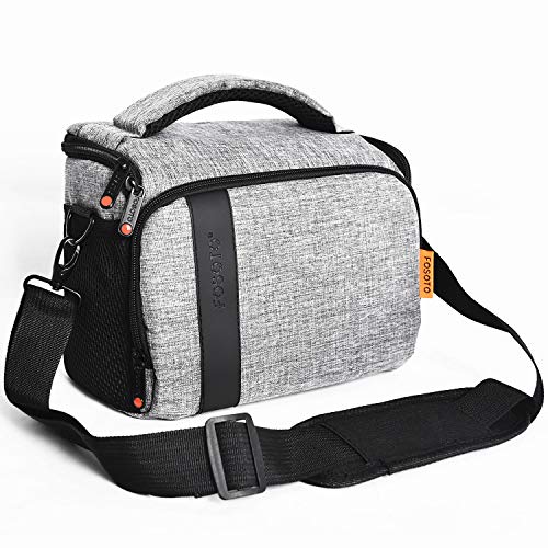 FOSOTO Compact SLR/DSLR Stylish Camera Bag Case Compatible for Nikon P900 B500 D3500 D5600 D7500 FOSOTO Compact SLR/DSLR Stylish Camera Bag Case Compatible for Nikon P900 B500 D3500 D5600 D7500