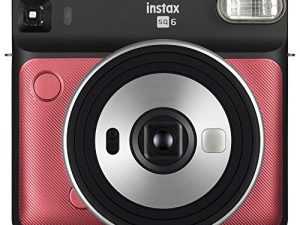Fujifilm Instax Square SQ6 - Instant Film Camera - Ruby Red