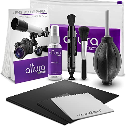 Altura Photo Professional Cleaning Kit for DSLR Cameras and Sensitive Electronics Bundle with 2oz Altura Photo Spray Lens and LCD Cleaner Altura Photo Professional Cleaning Kit for DSLR Cameras and Sensitive Electronics Bundle with 2oz Altura Photo Spray Lens and LCD Cleaner
