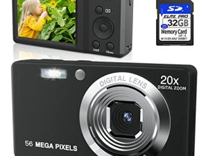 Digital Camera 4K 56MP Kids Digital Camera for Photography