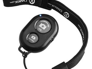 CamKix Camera Shutter Remote Control with Bluetooth Wireless Technology - Create Amazing Photos and Videos Hands-Free - Works with Most Smartphones and Tablets (iOS and Android)