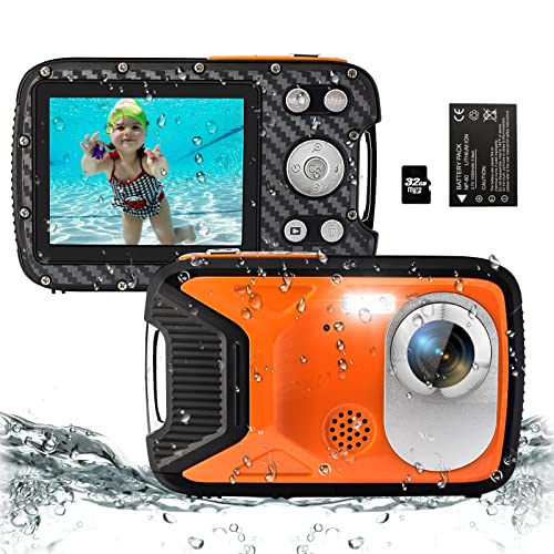 YEEIN 16FT Waterproof Digital Camera 21MP Underwater Camcorder with 32G Card and Rechargeable Battery YEEIN 16FT Waterproof Digital Camera 21MP Underwater Camcorder with 32G Card and Rechargeable Battery