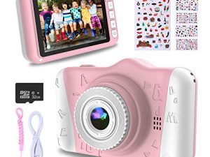 WOWGO Kids Digital Camera - 12MP Children's Camera with Large Screen for Boys and Girls