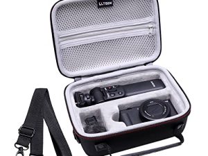 LTGEM EVA Hard Case for Sony ZV-1 / ZV-1F Digital Vlog Camera - Travel Protective Carrying Storage Bag with Strap