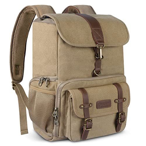 Endurax Canvas Camera Backpack Bag for Photographers DSLR Backpacks fit up to 15.6 Laptop Rain Cover Included Endurax Canvas Camera Backpack Bag for Photographers DSLR Backpacks fit up to 15.6 Laptop Rain Cover Included