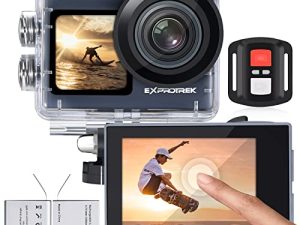 Exprotrek 4K Action Camera with Touch Screen