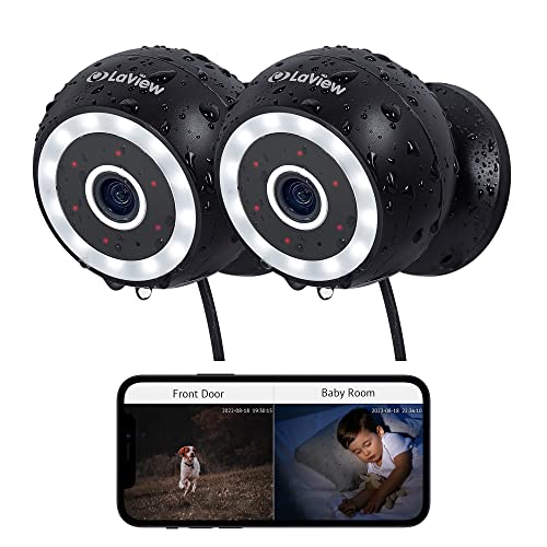 LaView 4MP 2K Security Cameras Outdoor Indoor Wired LaView 4MP 2K Security Cameras Outdoor Indoor Wired