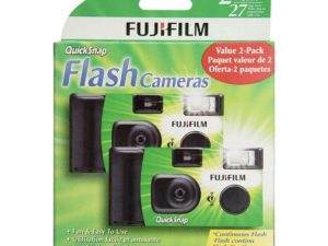 Fujifilm QuickSnap Flash 400 Disposable 35mm Camera (Pack of 2)