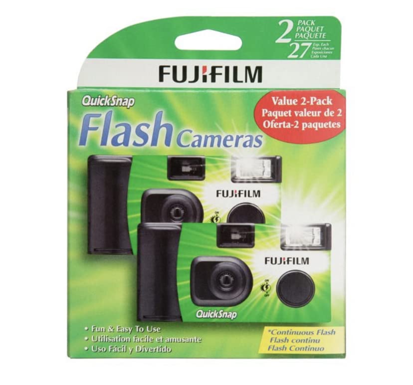 Fujifilm QuickSnap Flash 400 Disposable 35mm Camera (Pack of 2) Fujifilm QuickSnap Flash 400 Disposable 35mm Camera (Pack of 2)