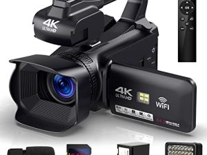 JLANDA 4K Video Camera Camcorder