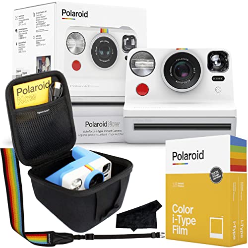 Polaroid Originals Now I-Type Instant Camera with 16 Color Film Photos and Signature Series Case Polaroid Originals Now I-Type Instant Camera with 16 Color Film Photos and Signature Series Case