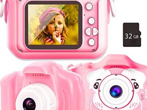 Sinceroduct Mini Kids Camera for Girls & Boys- 20MP Digital Camera for Kids & Toddlers – Kids Selfie Camera Video Camera