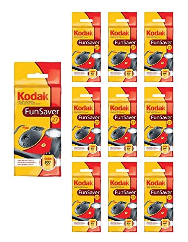 10x Kodak Disposable Camera FunSaver Flash 35mm Film One Time Use 10x Kodak Disposable Camera FunSaver Flash 35mm Film One Time Use