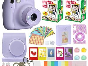 Fujifilm Instax Mini 11 Instant Camera + MiniMate Accessories Bundle + Fuji Instax Film Value Pack (40 Sheets) Accessories Bundle