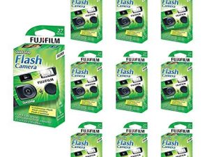 10x Fuji Quicksnap Flash 400 Disposable 35mm Camera 27 Exp 09/2020 Fresh
