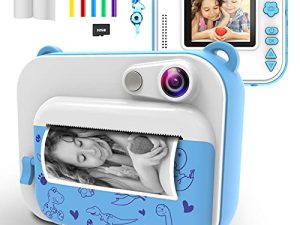 USHINING Instant Print Camera for Kids