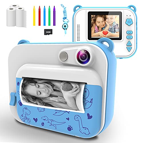USHINING Instant Print Camera for Kids USHINING Instant Print Camera for Kids