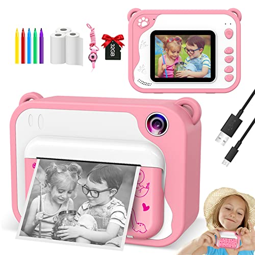 USHINING Instant Print Camera for Kids USHINING Instant Print Camera for Kids