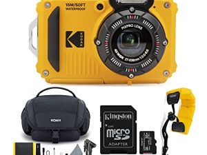 Kodak PIXPRO WPZ2 Rugged Waterproof 16MP Digital Camera with 4X Optical Zoom with Koah Nostrand Gadget Bag with Accessory Kit