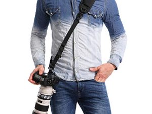 waka Rapid Camera Neck Strap with Quick Release and Safety Tether