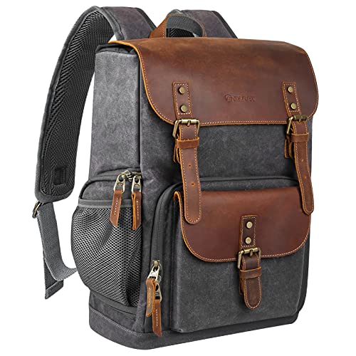 Endurax Leather Camera Backpack for Photographers Endurax Leather Camera Backpack for Photographers