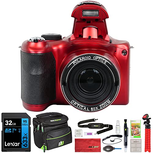 Polaroid IE6035-RED-STK-4 iE6035 18MP 60x Optical Zoom Digital Camera Polaroid IE6035-RED-STK-4 iE6035 18MP 60x Optical Zoom Digital Camera