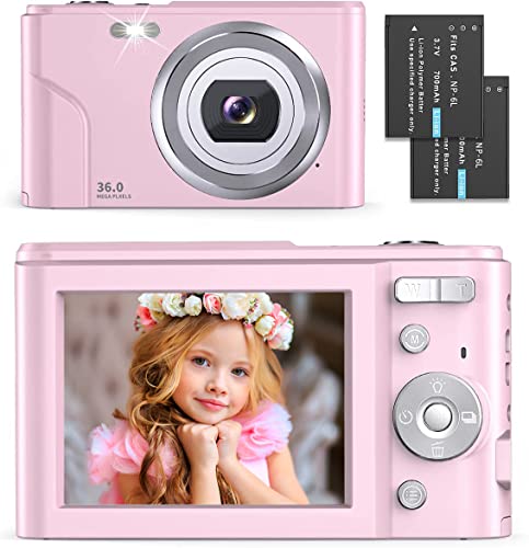 Digital Camera 1080P 36MP Kids Camera Compact Point and Shoot Digital Camera Digital Camera 1080P 36MP Kids Camera Compact Point and Shoot Digital Camera