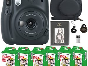 Fujifilm Instax Mini 11 Camera with Fujifilm Instant Mini Film (60 Sheets) Bundle with Deals Number One Accessories Including Carrying Case